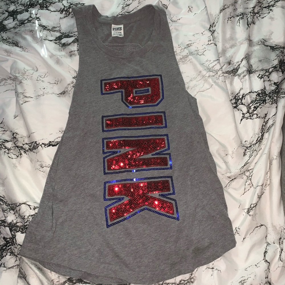 VS Pink USA Tank 👑 5/$25